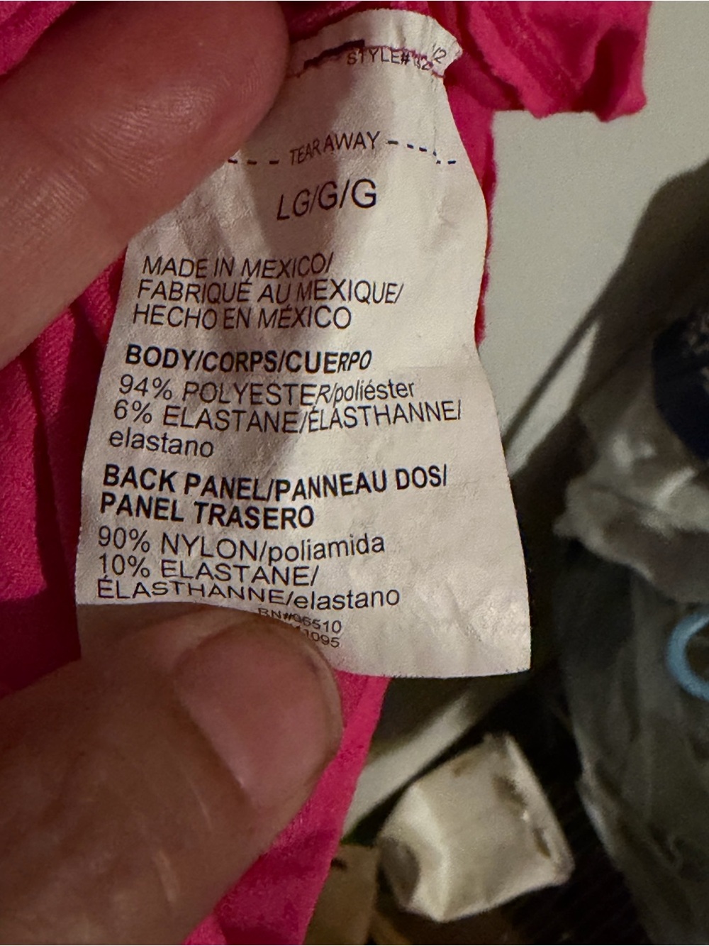 LG Hot Pink Racerback Performance Tank Top - Picture 7 of 7